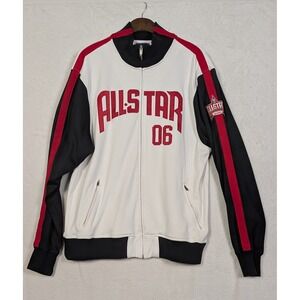 Reebok NBA All Star 2006 Houston Jacket Men's Large White Black Red 5268A 05